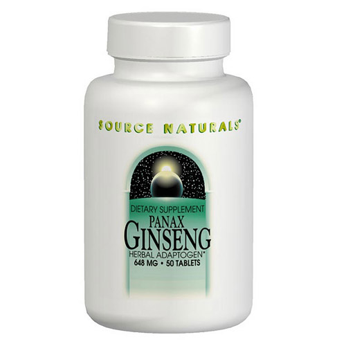 Source Naturals Ginseng (Panax Ginseng Root) 648mg 250 tabs from Source Naturals