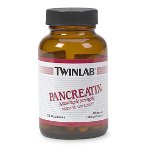 Twinlab Pancreatin Quadruple Strength 50 caps from Twinlab