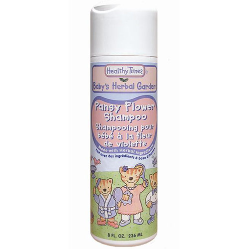 Healthy Times Baby's Herbal Garden Pansyflower Baby Shampoo, 8 oz, Healthy Times