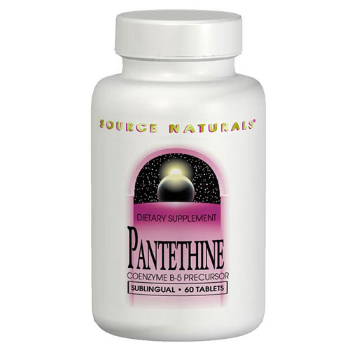 Source Naturals Pantothenic Acid Vitamin B-5 500mg 200 tabs from Source Naturals