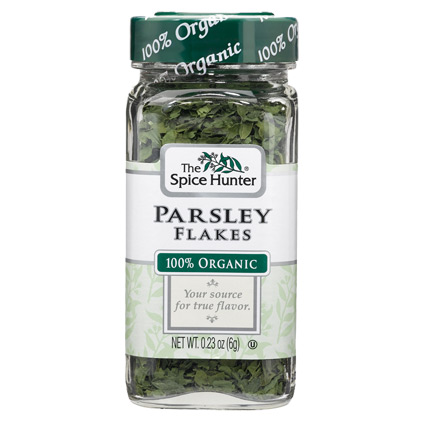 Spice Hunter Parsley Flakes, 100% Organic, 0.23 oz x 6 Bottles, Spice Hunter