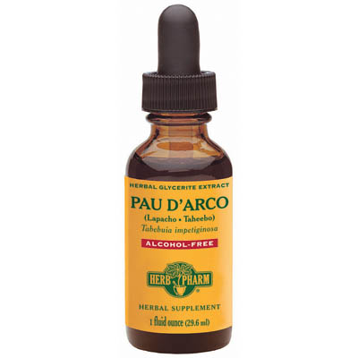 Herb Pharm Pau D' Arco Glycerite Liquid, 1 oz, Herb Pharm