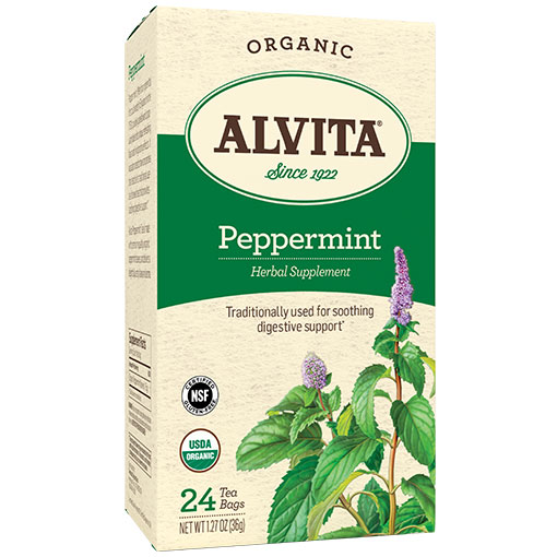 Alvita Tea Peppermint Tea (Peppermint Leaf) 30 tea bags, Alvita Tea