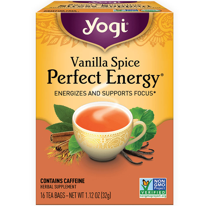 Yogi Tea Perfect Energy Tea, Vanilla Spice, 16 Tea Bags, Yogi Tea