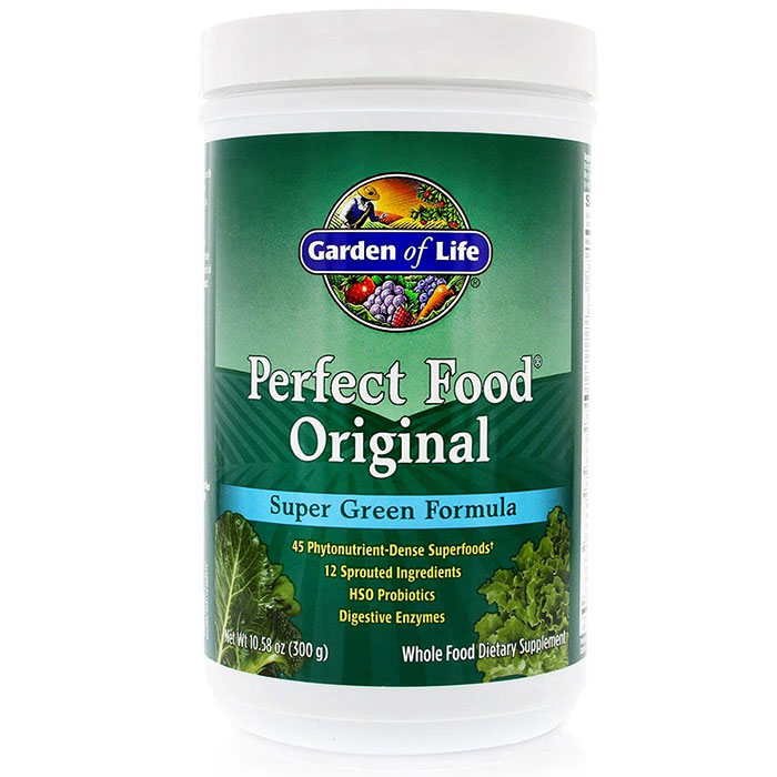 Garden of Life Perfect Food Original, Super Green Formula, 300 g, Garden of Life