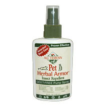 All Terrain Pet Herbal Armor Insect Repellent Spray, 4 oz, All Terrain