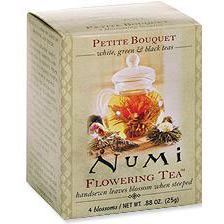 Numi Tea Petite Bouquet Assorted Flowering Tea Sampler, 4 Blossoms, Numi Tea