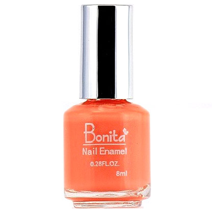 Bonita Petite Nail Enamel - Neon Citrus, Mini Nail Polish, 0.28 oz (8 ml), Bonita Cosmetics