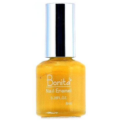 Bonita Petite Nail Enamel - Neon Poppy, Mini Nail Polish, 0.28 oz (8 ml), Bonita Cosmetics