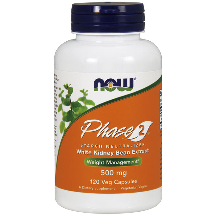 NOW Foods Phase 2 500mg Vegetarian 120 Vcaps, NOW Foods