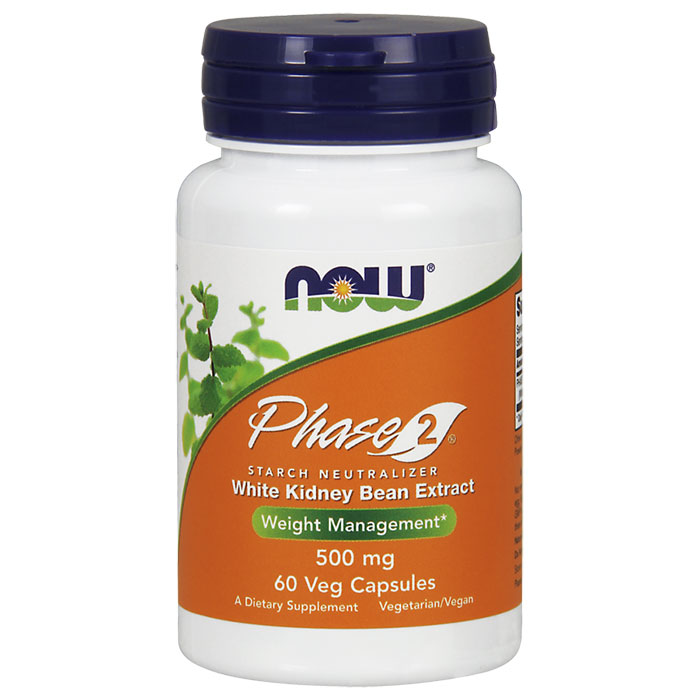 NOW Foods Phase 2 500mg Vegetarian 60 Vcaps, NOW Foods