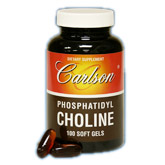 Carlson Laboratories Phosphatidyl Choline, 100 softgels, Carlson Labs