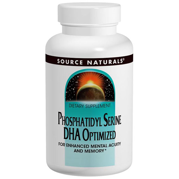 Source Naturals Phosphatidyl-Serine DHA Optimized, 60 Capsules, Source Naturals