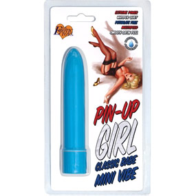 Erotic Toy Brokers Pin-Up Girl Classic Babe Mini Vibe, Turquoise, Erotic Toy Brokers