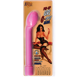 Erotic Toy Brokers Pin-Up Girl G-Spot Bliss Vibrator, Pink, Erotic Toy Brokers