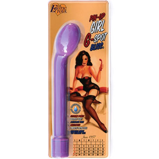 Erotic Toy Brokers Pin-Up Girl G-Spot Bliss Vibrator, Purple, Erotic Toy Brokers