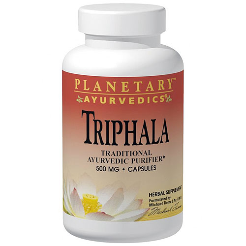 Planetary Herbals Planetary Ayurvedics Triphala 1000 mg, 60 Tablets, Planetary Herbals