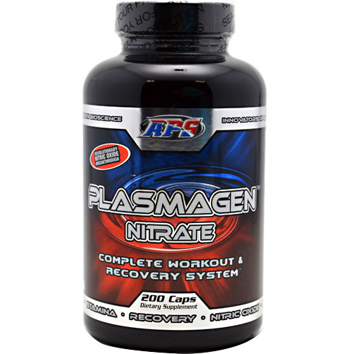 APS Nutrition Plasmagen Nitrate, Complete Workout & Recovery System, 200 Capsules, APS Nutrition