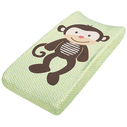 Summer Infant Baby Products Plush Change Pad Pals, Changing Pad Cover, Monkey, Summer Infant Baby Products