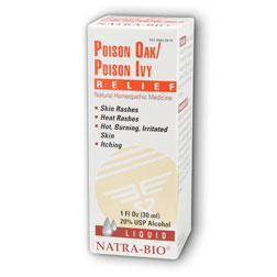 NatraBio Poison Ivy & Oak Relief 1 fl oz, NatraBio (Natra-Bio)