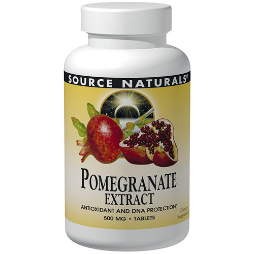 Source Naturals Pomegranate Extract 500mg, 240 Tablets, Source Naturals