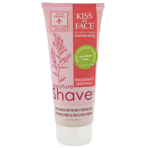Kiss My Face Pomegranate Grapefruit Moisture Shave, 3.4 oz, Kiss My Face