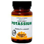 Country Life Potassium 99 mg Target Mins 90 Tablets, Country Life