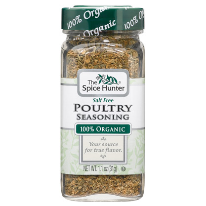 Spice Hunter Poultry Seasoning, 100% Organic, 1.1 oz x 6 Bottles, Spice Hunter
