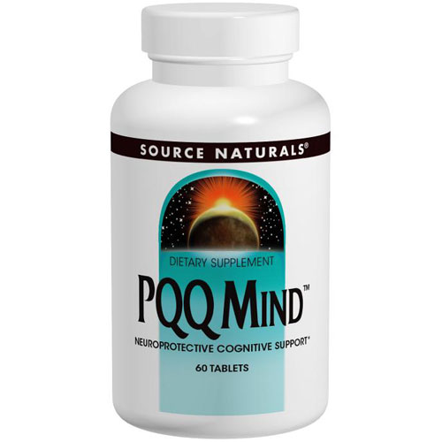 Source Naturals PQQ Mind, Pyrroloquinoline Quinone Disodium Salt, 30 Tablets, Source Naturals