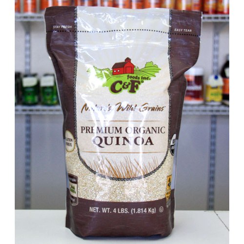 C & F Foods Premium Organic Quinoa, 4 lb (1.8 kg), C & F Foods