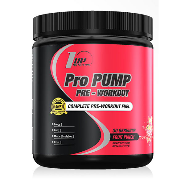1 UP Nutrition ProPump Pre-Workout Powder, Pro Pump, 20 Servings, 1 UP Nutrition
