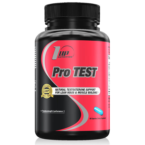 1 UP Nutrition ProTest Natural Testosterone Support, Pro Test, 60 Capsules, 1 UP Nutrition