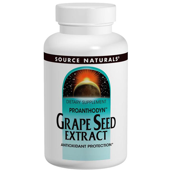 Source Naturals Proanthodyn Grapeseed Extract 200mg, 90 Capsules, Source Naturals