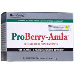 NutriCology/Allergy Research Group ProBerry Amla Stick Packs, 15 Packets, NutriCology