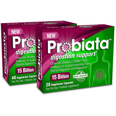 Kyolic / Wakunaga Probiata Digestion Support 15 Billion, LP299V, 20 Capsules, Kyolic / Wakunaga
