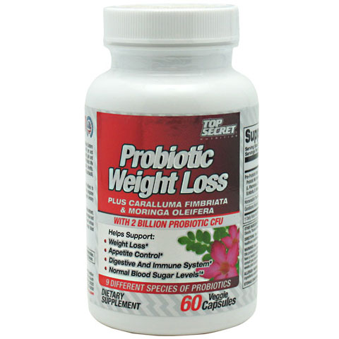 Top Secret Nutrition Probiotic Weight Loss, 60 Veggie Capsules, Top Secret Nutrition