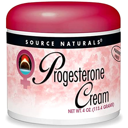 Source Naturals Progesterone Cream Jar Liposomal 4 oz from Source Naturals