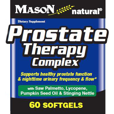 Mason Natural Prostate Therapy Complex, 60 Softgels, Mason Natural