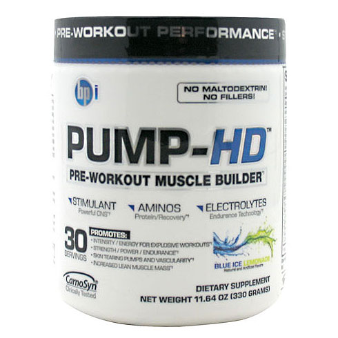 BPI Sports Pump-HD, Pre-Workout Muscle Builder, 30 Servings, BPI Sports