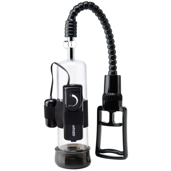 Pipedream Products Pump Worx Deluxe Vibrating Power Penis Pump, Black, Pipedream Products