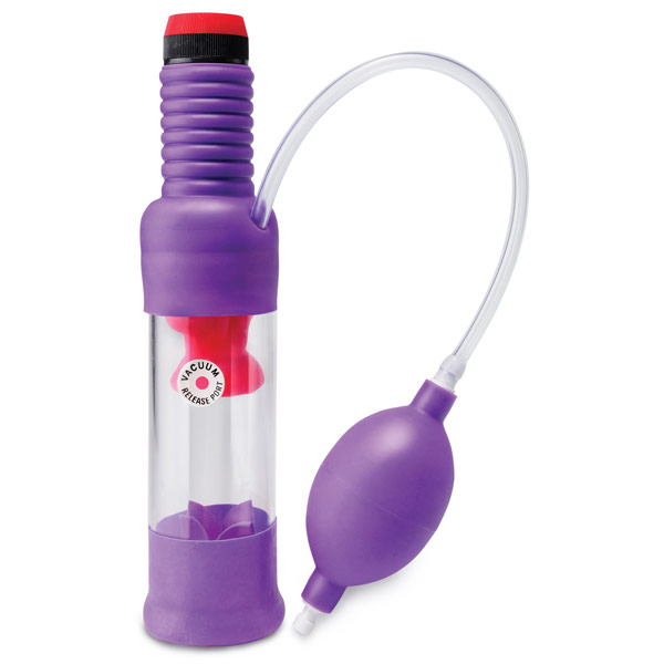 Pipedream Products Pump Worx Head Job Vibrating Power Penis Pump, Purple, Pipedream Products