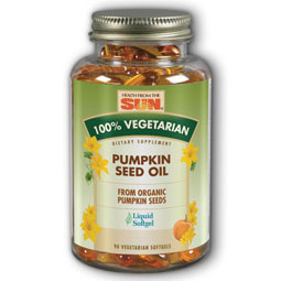 Health From The Sun 100% Vegetarian Pumpkin Seed Oil, 90 Softgels, Health From The Sun