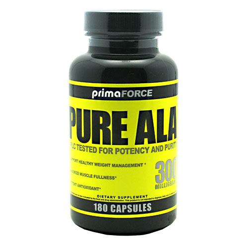 PrimaForce Pure ALA 300 mg, 180 Capsules, PrimaForce