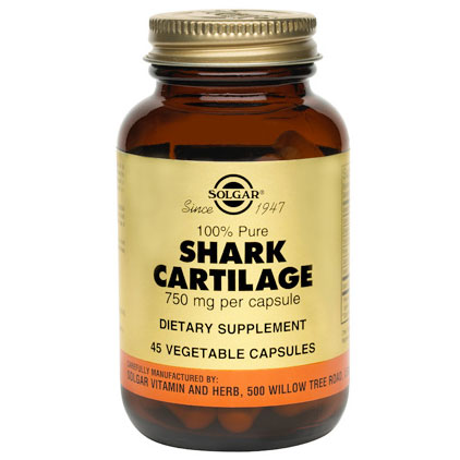 Solgar Solgar's 100% Pure Australian Shark Cartilage 750 mg, 45 Capsules, Solgar