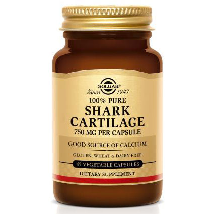 Solgar Solgar's 100% Pure Australian Shark Cartilage 750 mg, 90 Capsules, Solgar