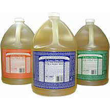Dr. Bronner's Magic Soaps Pure Castile Liquid Soap Peppermint Oil 1 gallon from Dr. Bronner's Magic Soaps