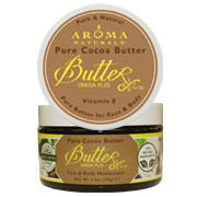 Aroma Naturals Pure Cocoa Butter, 3.3 oz, Aroma Naturals