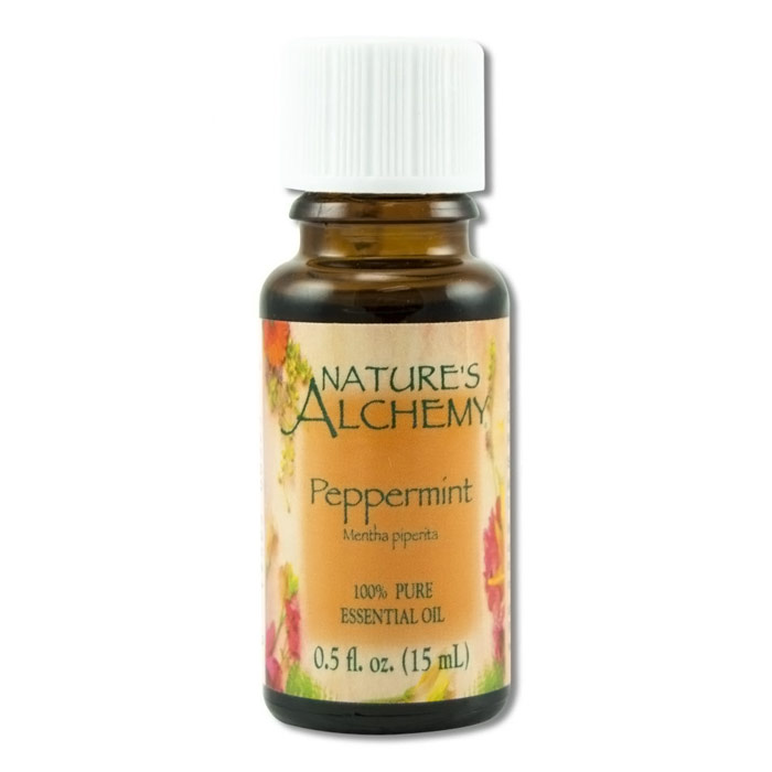Nature's Alchemy Pure Essential Oil Peppermint, 0.5 oz, Nature's Alchemy