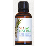 Via Nature 100% Pure Essential Oil, Rosemary, 1 oz, Via Nature