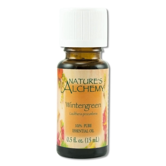 Nature's Alchemy Pure Essential Oil Wintergreen, 0.5 oz, Nature's Alchemy